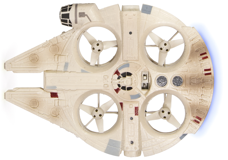 Illustration for article titled You Can Finally Pilot Your Own Flying Millennium Falcon and X-Wing